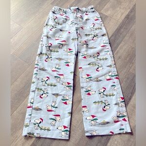 Hanna Andersson Snoopy Peanuts PJ Pajama Pants 130